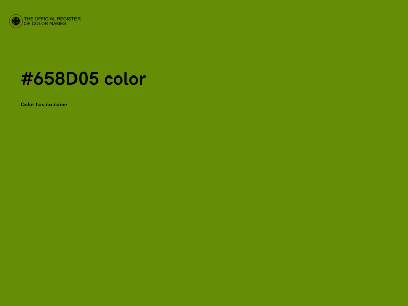 #658D05 color image