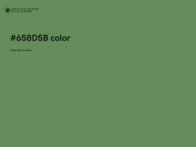 #658D5B color image