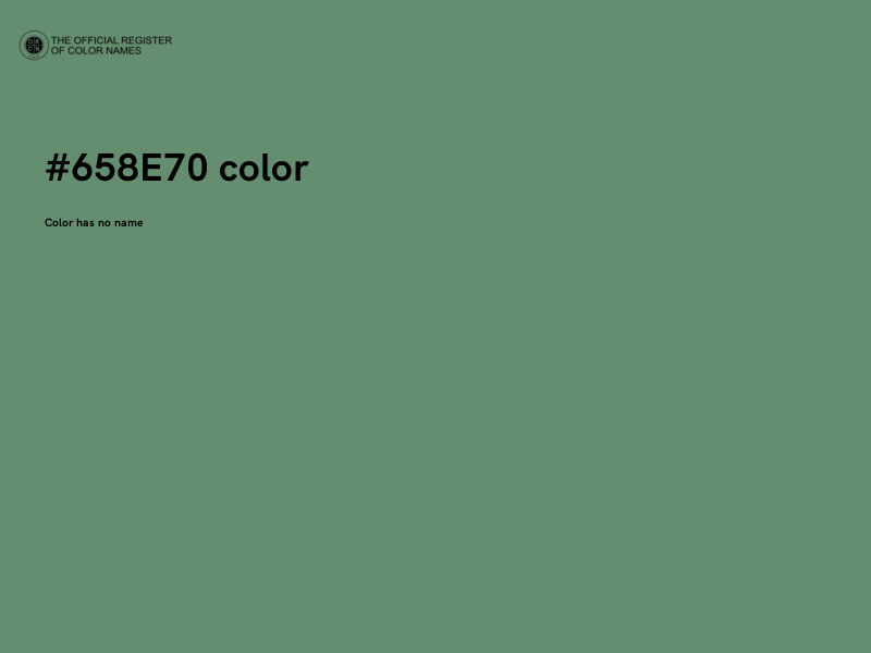 #658E70 color image