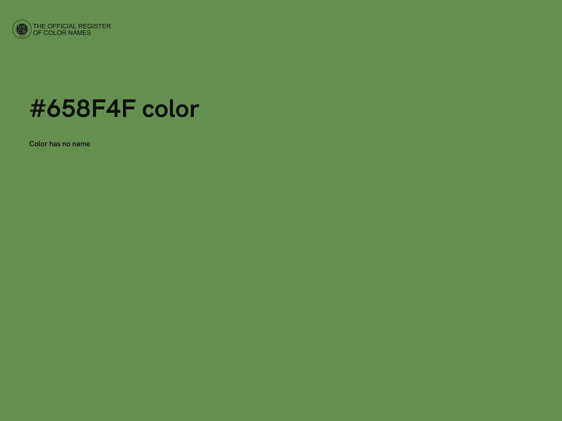 #658F4F color image