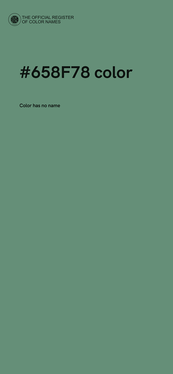 #658F78 color image