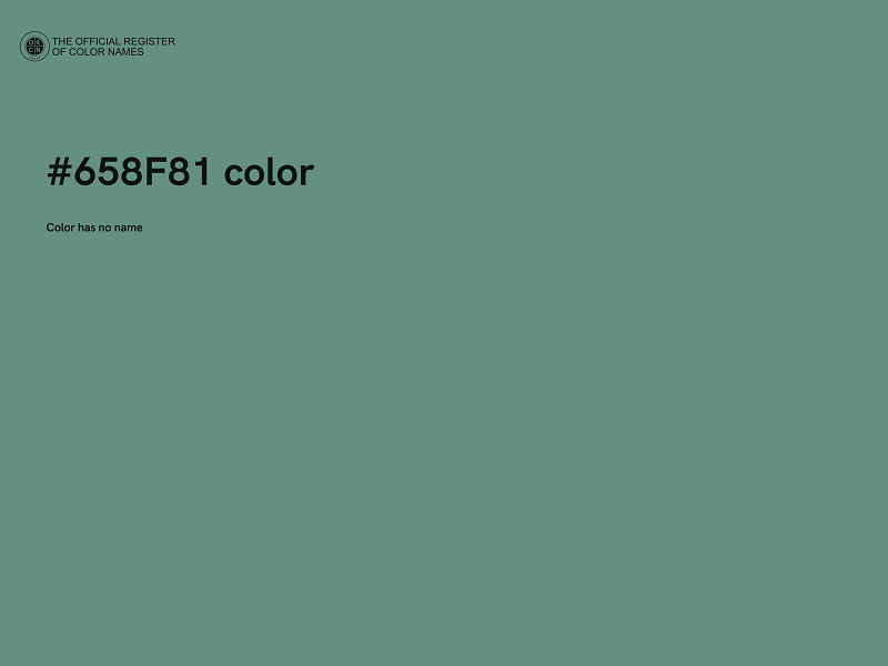 #658F81 color image