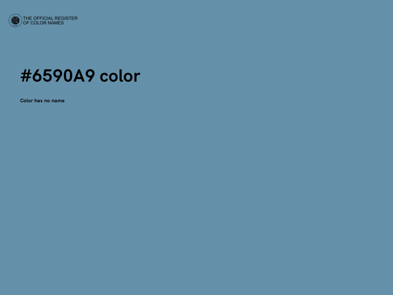 #6590A9 color image