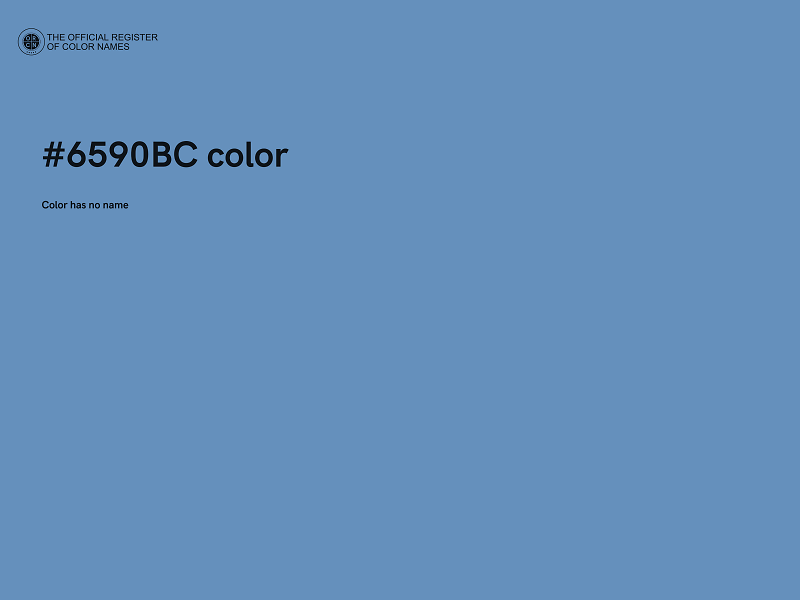 #6590BC color image