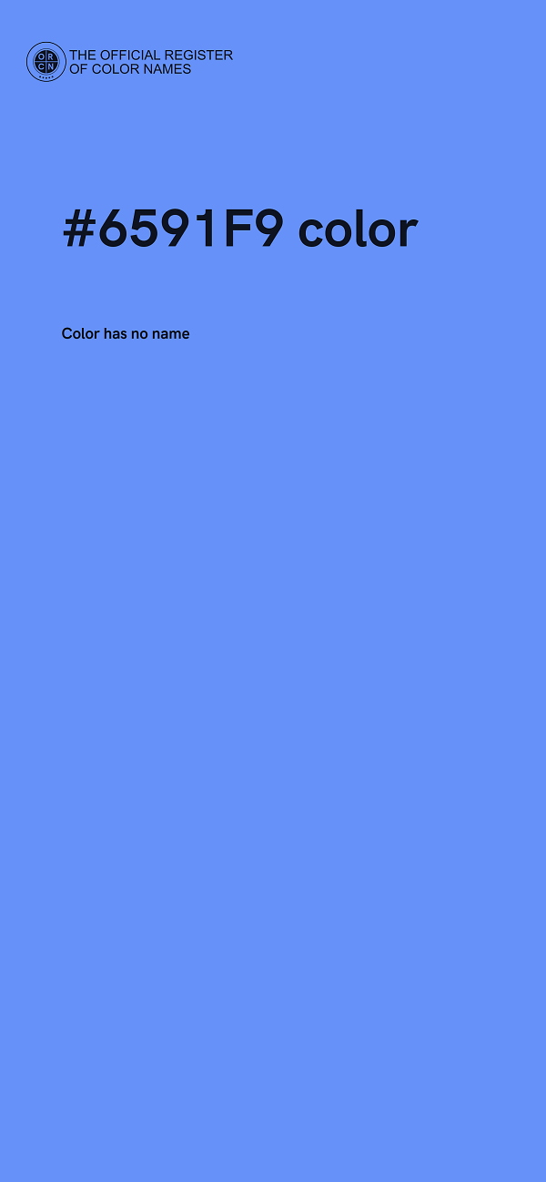 #6591F9 color image
