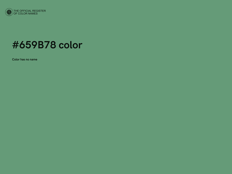#659B78 color image