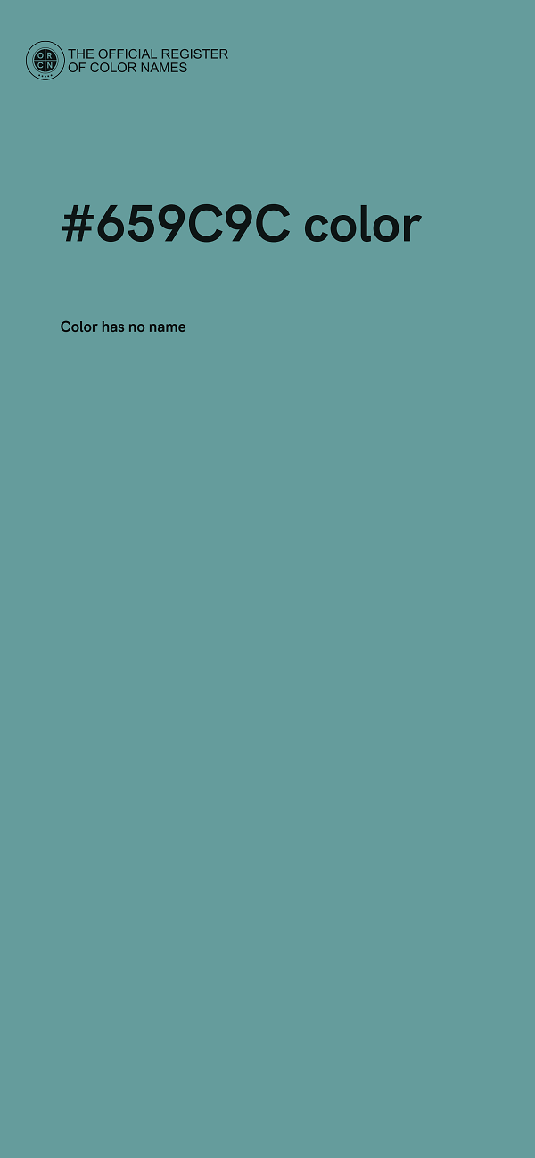 #659C9C color image
