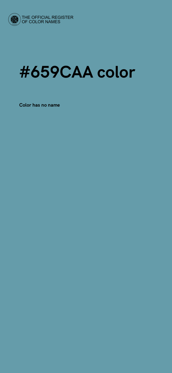#659CAA color image