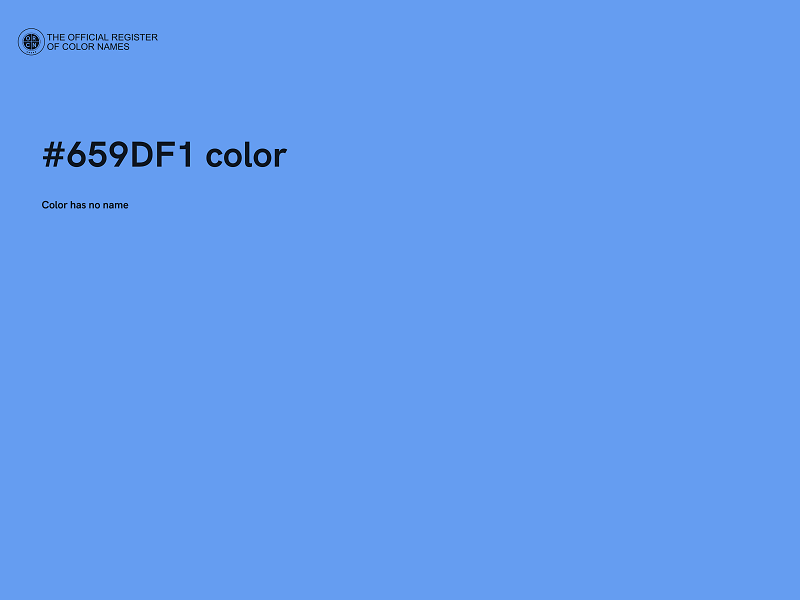 #659DF1 color image