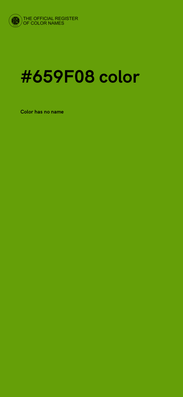 #659F08 color image
