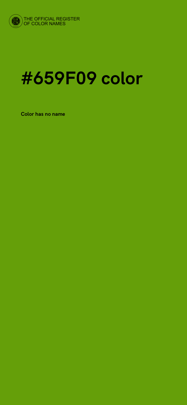#659F09 color image