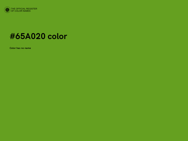#65A020 color image