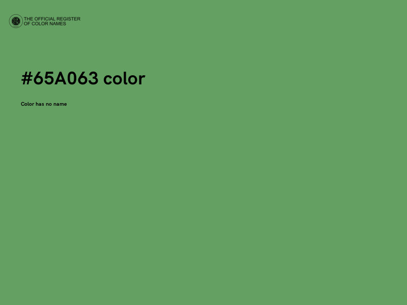 #65A063 color image