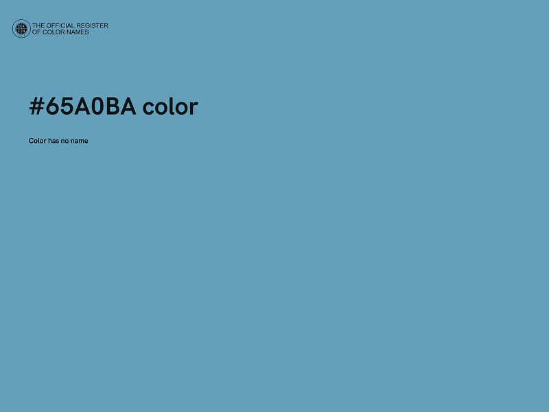 #65A0BA color image