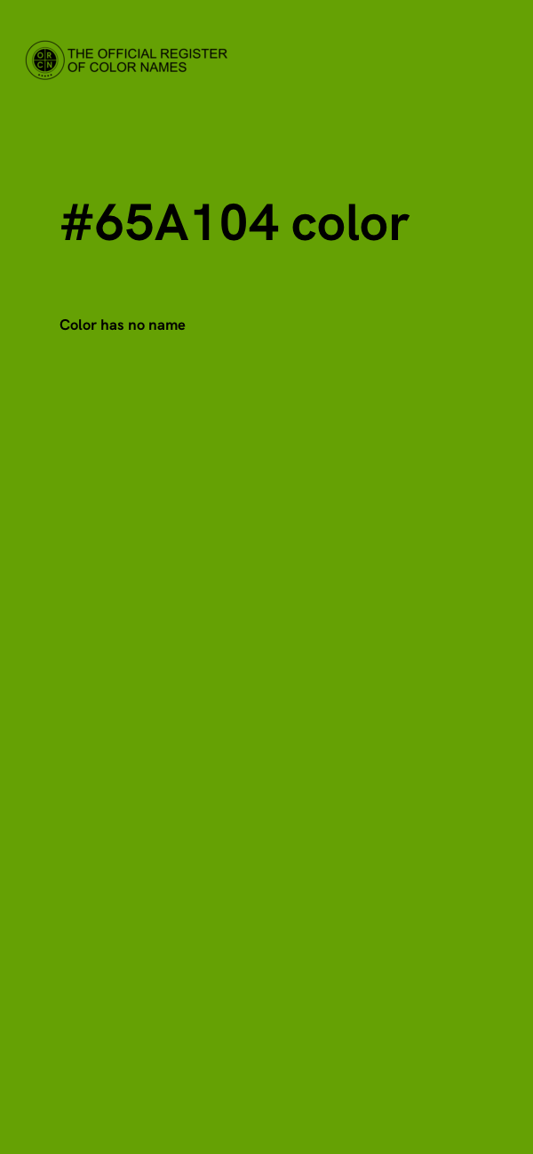 #65A104 color image
