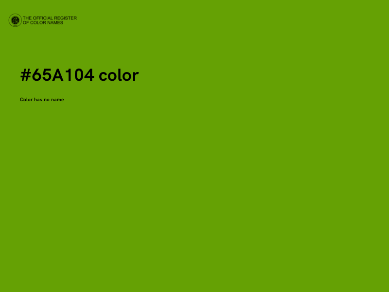 #65A104 color image