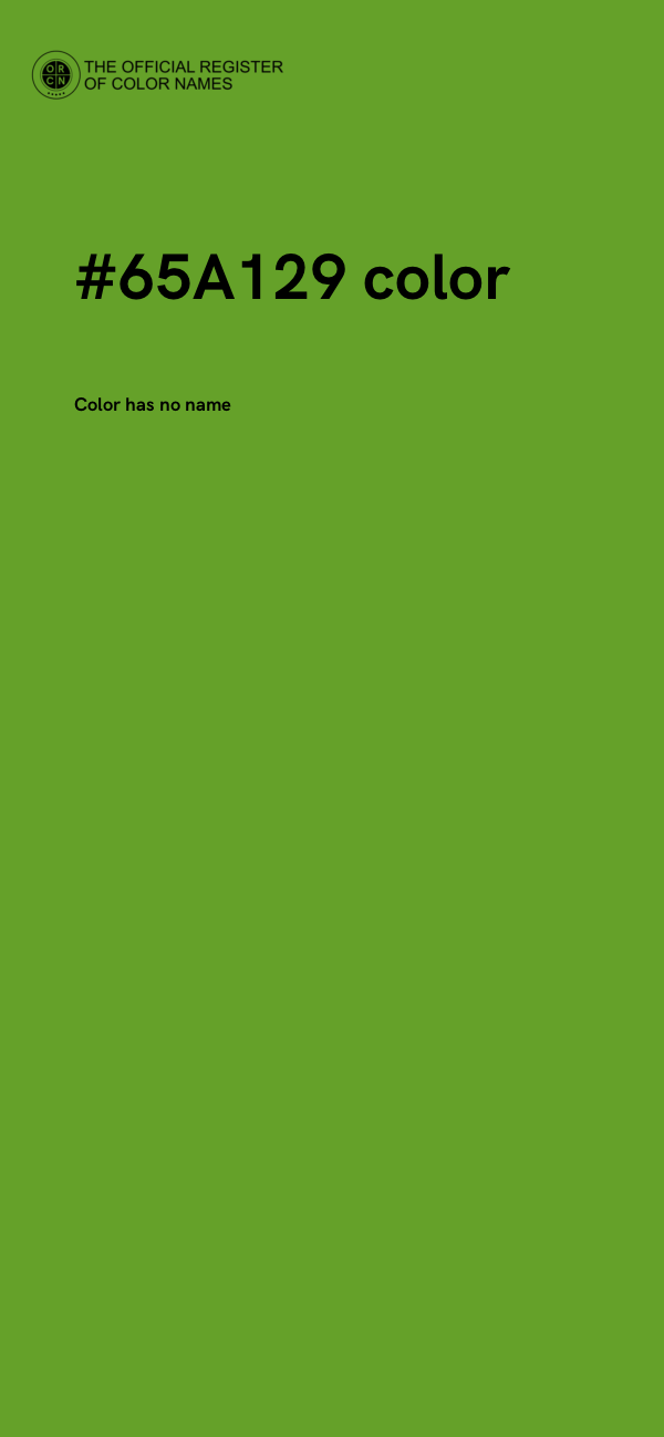 #65A129 color image