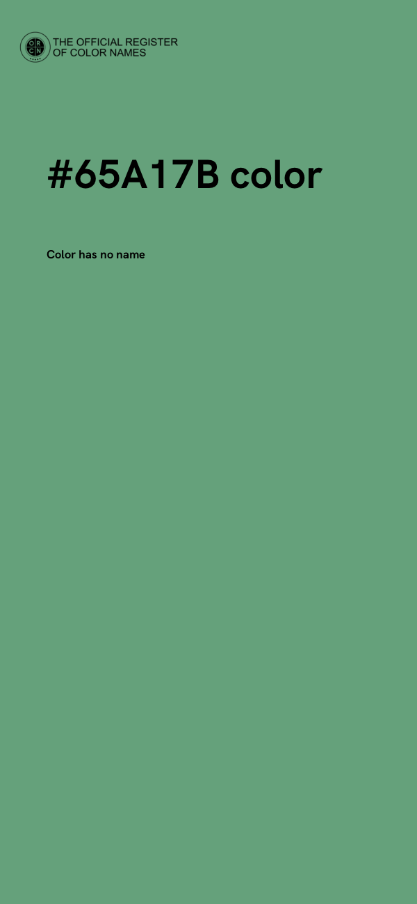 #65A17B color image