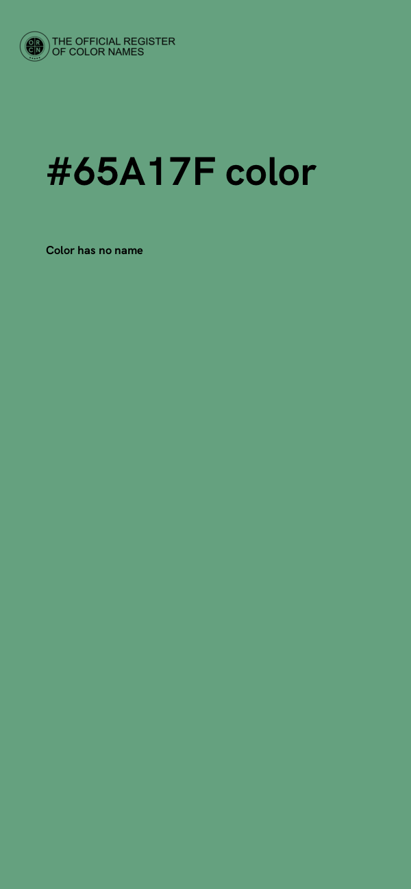 #65A17F color image