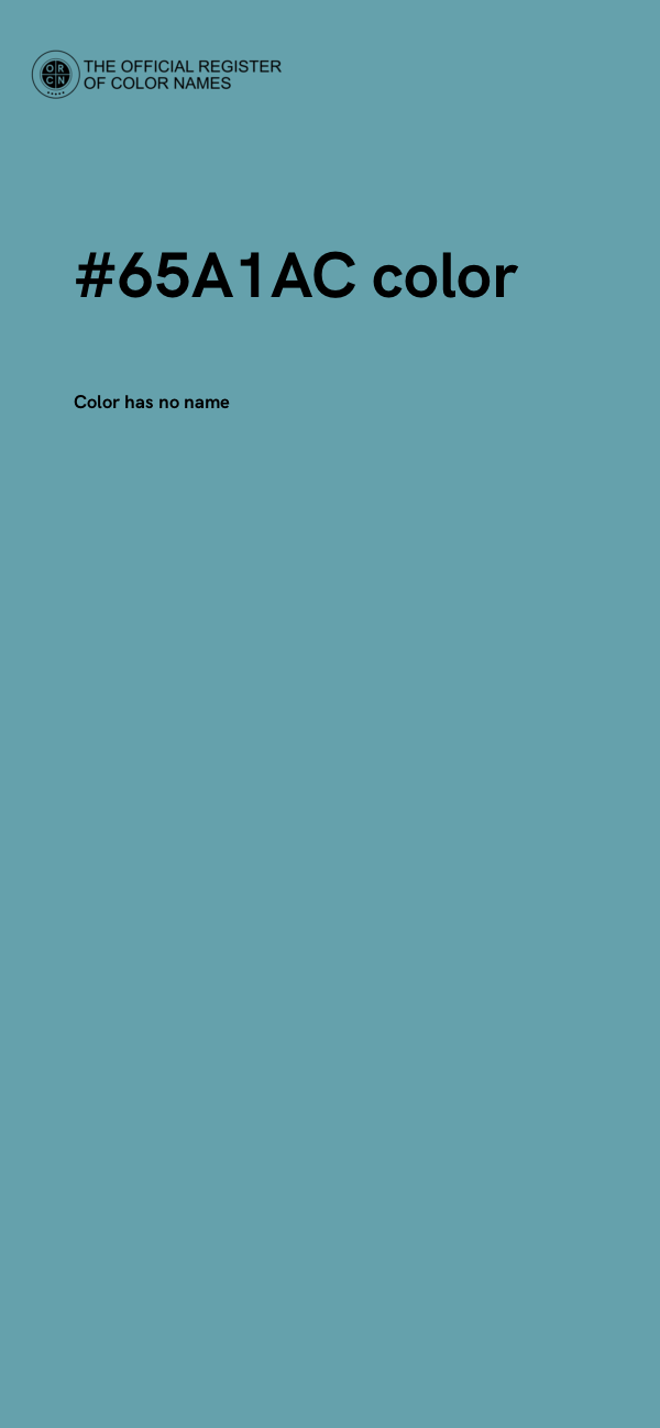 #65A1AC color image