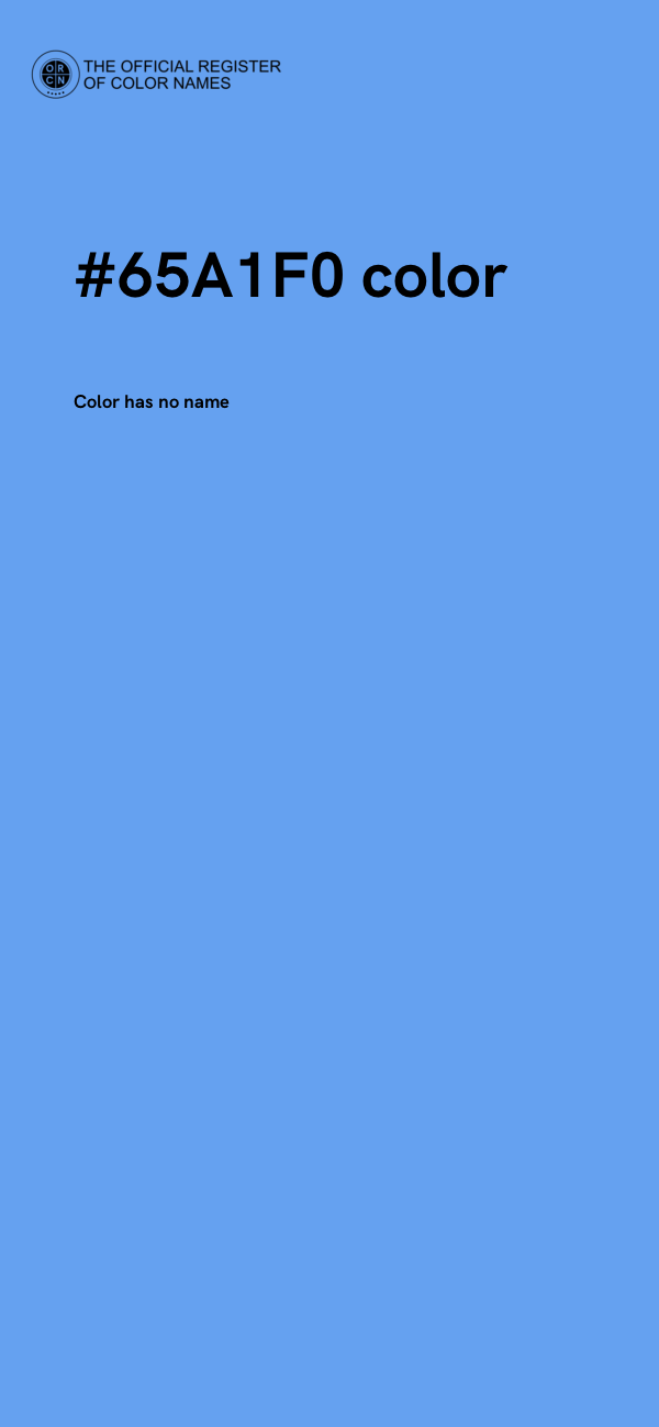 #65A1F0 color image