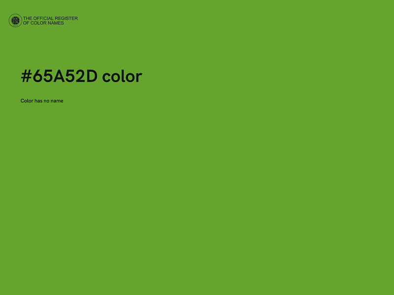 #65A52D color image