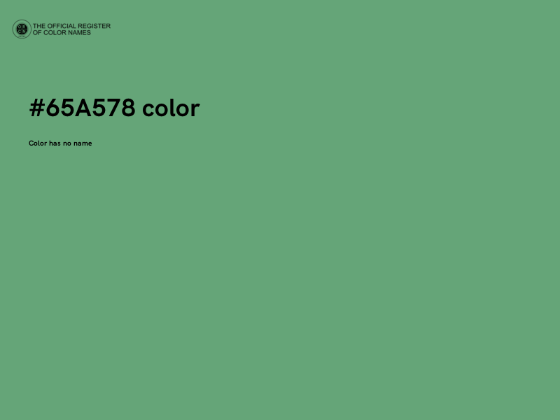 #65A578 color image