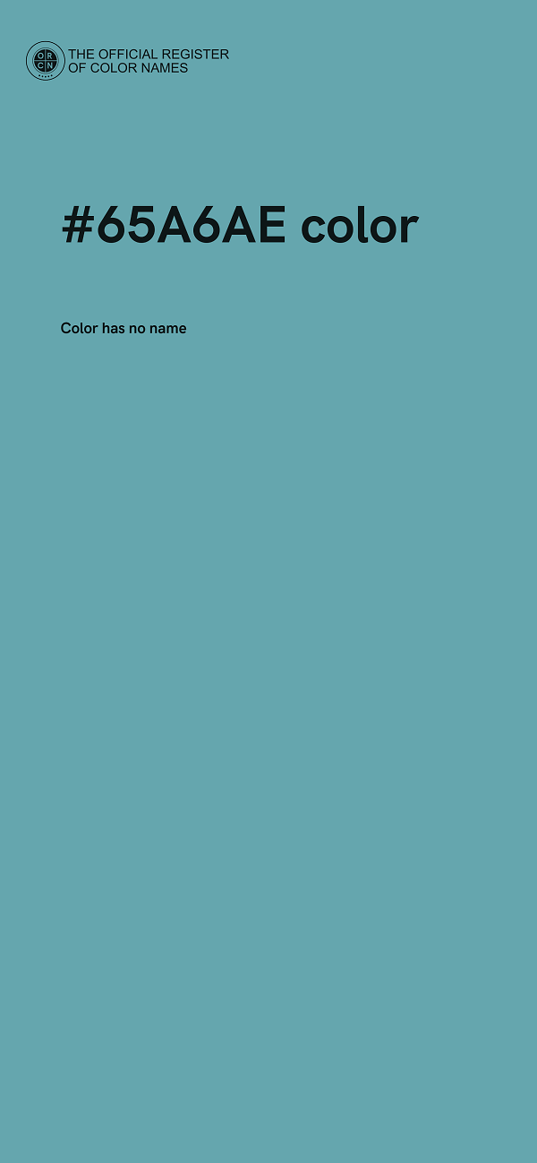 #65A6AE color image