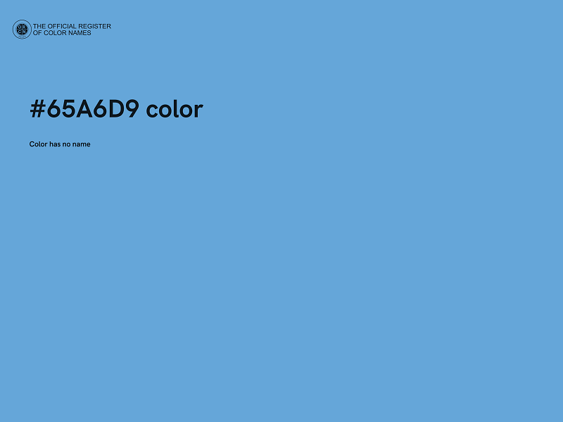 #65A6D9 color image