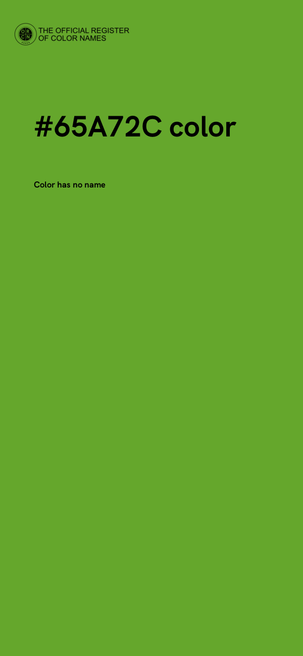 #65A72C color image