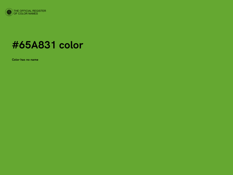 #65A831 color image