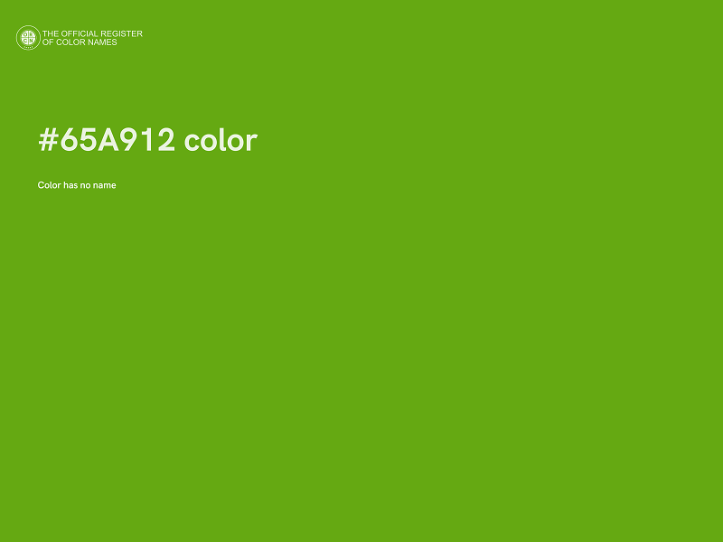 #65A912 color image
