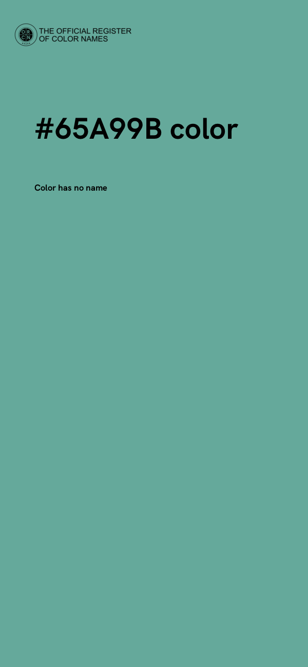 #65A99B color image