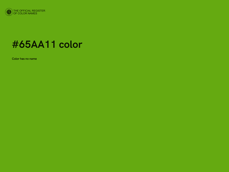 #65AA11 color image