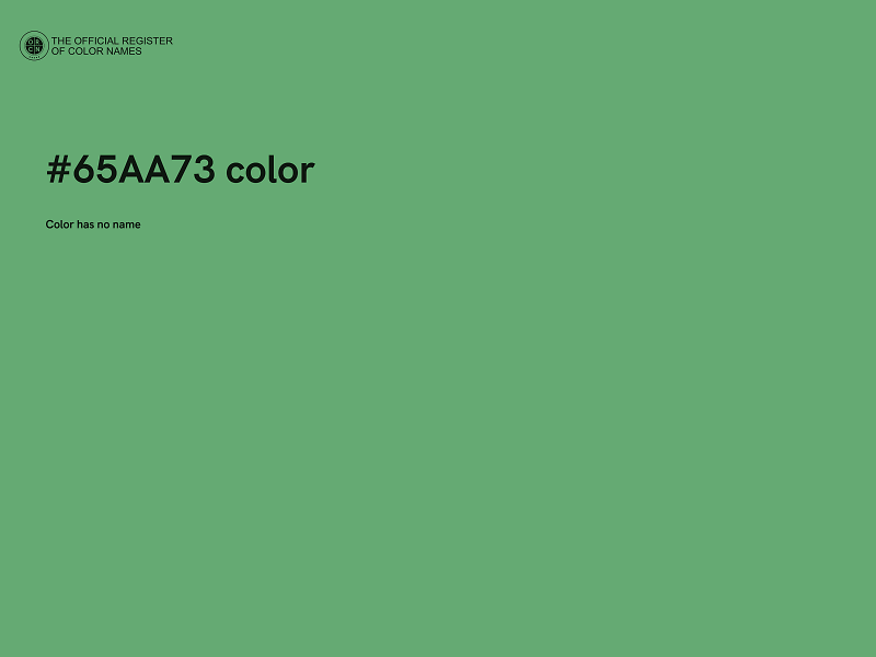 #65AA73 color image