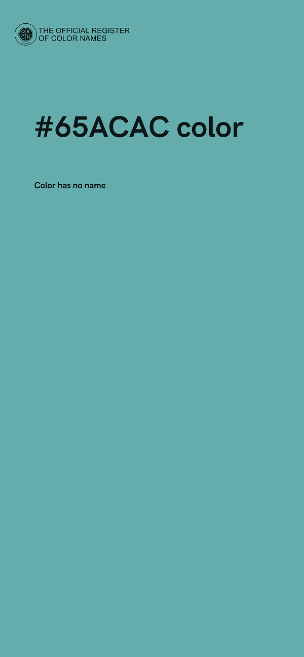 #65ACAC color image