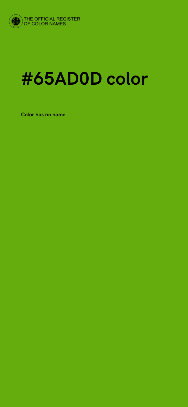#65AD0D color image