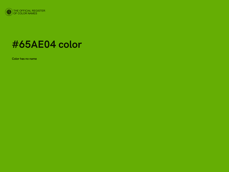 #65AE04 color image