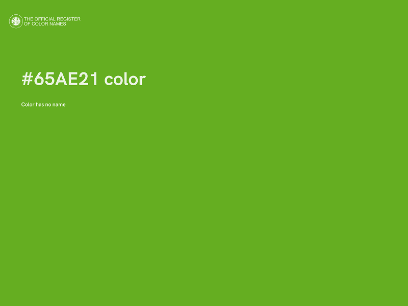 #65AE21 color image