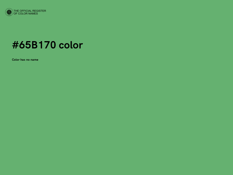 #65B170 color image