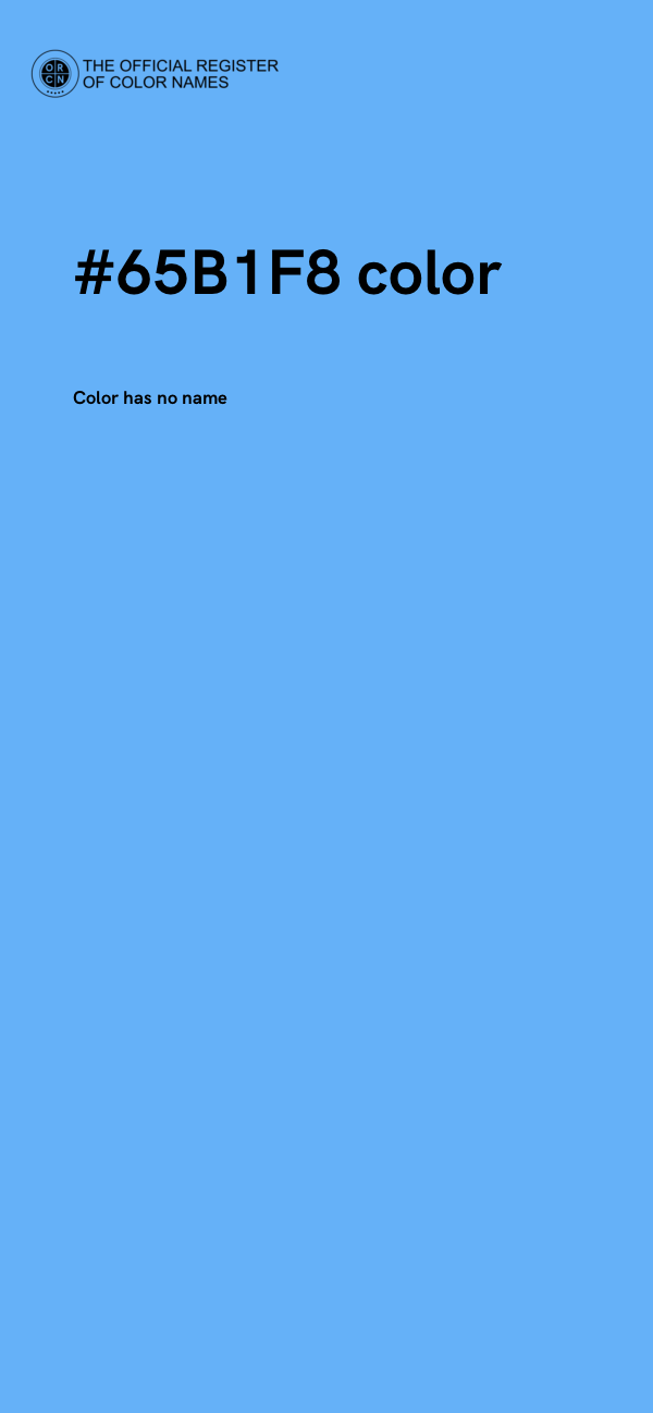 #65B1F8 color image