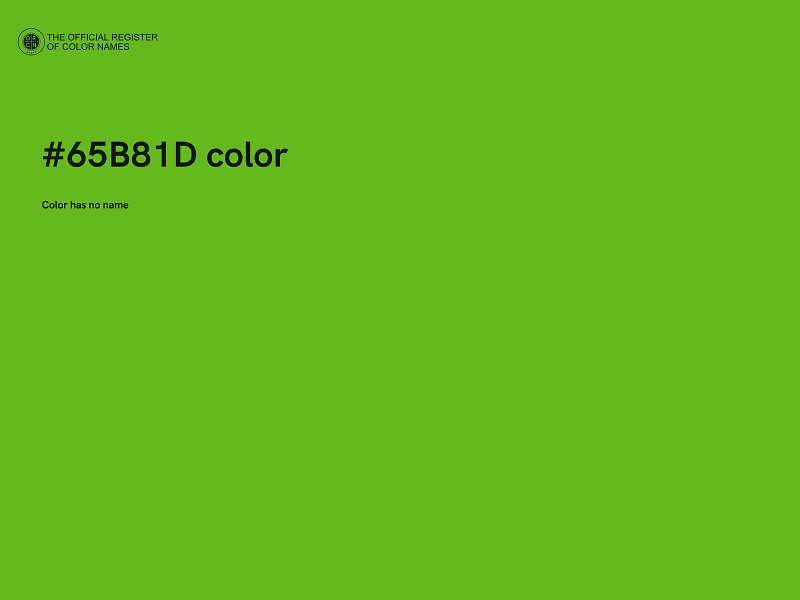 #65B81D color image