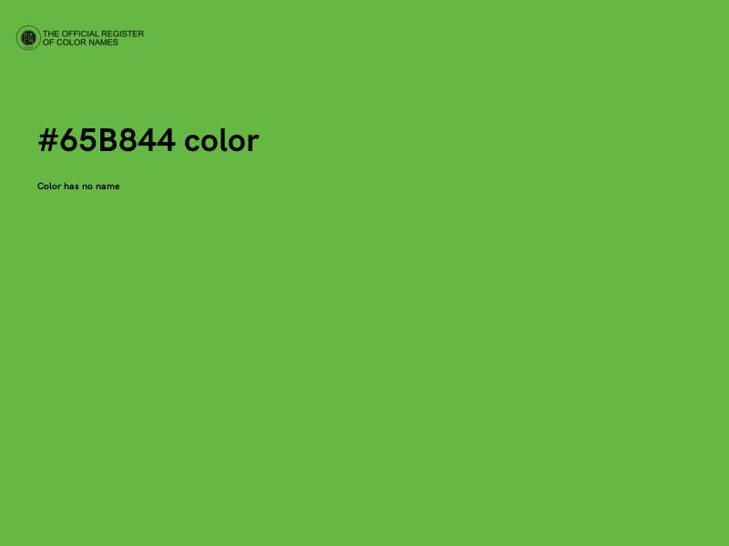 #65B844 color image