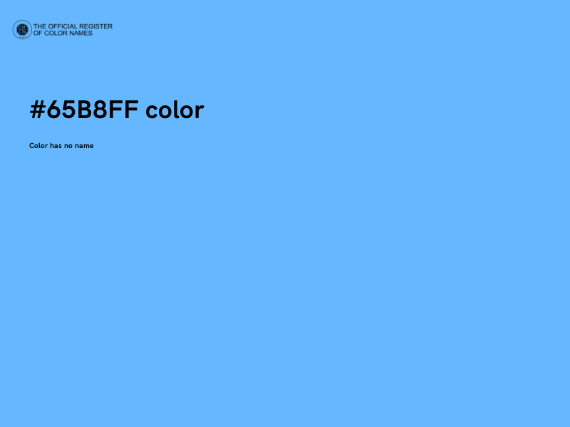 #65B8FF color image