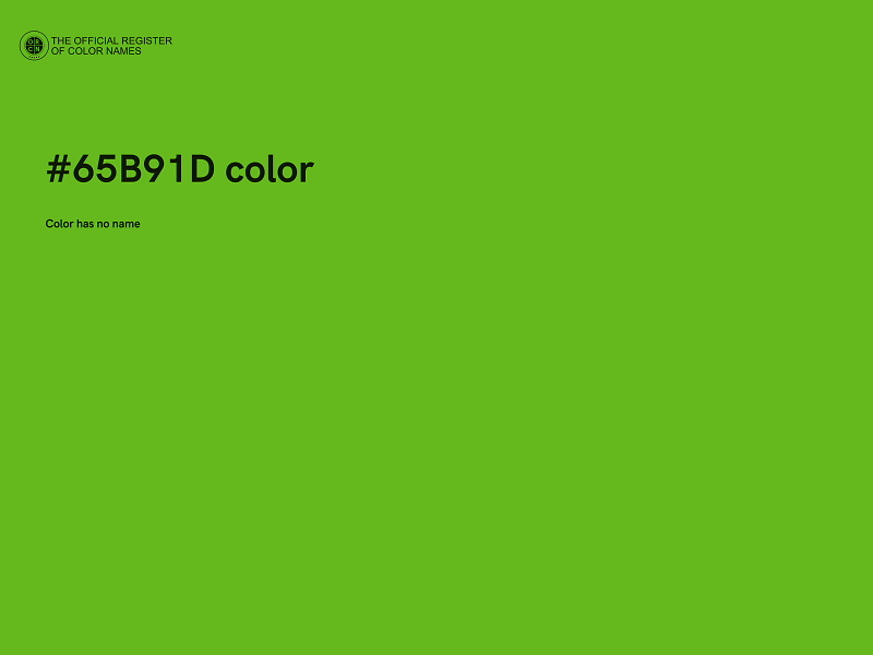 #65B91D color image