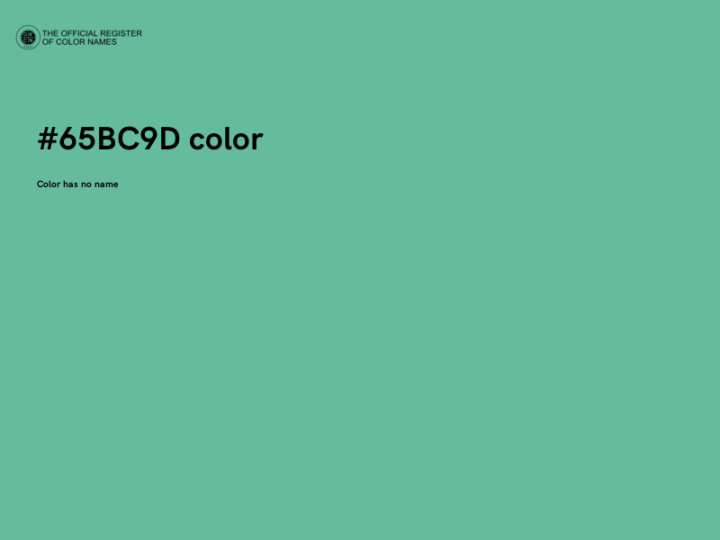 #65BC9D color image