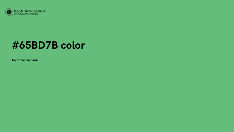 #65BD7B color image
