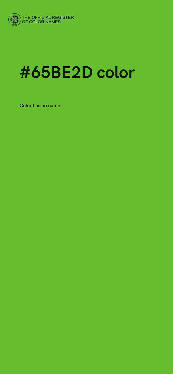 #65BE2D color image