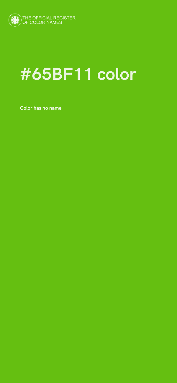 #65BF11 color image