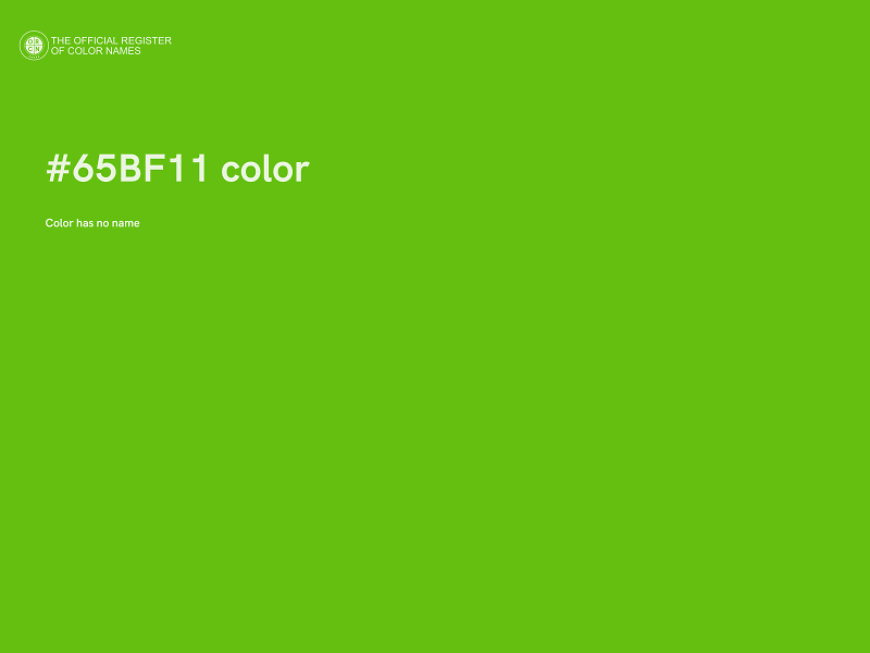 #65BF11 color image